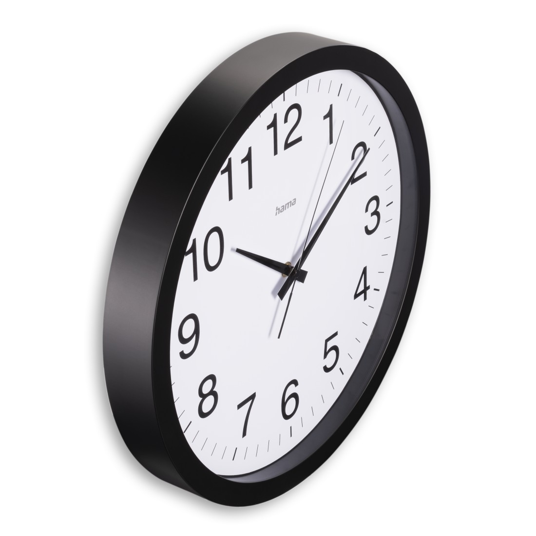 Hama Wanduhr Aruba Ø 40,0 cm Weiß Schwarz