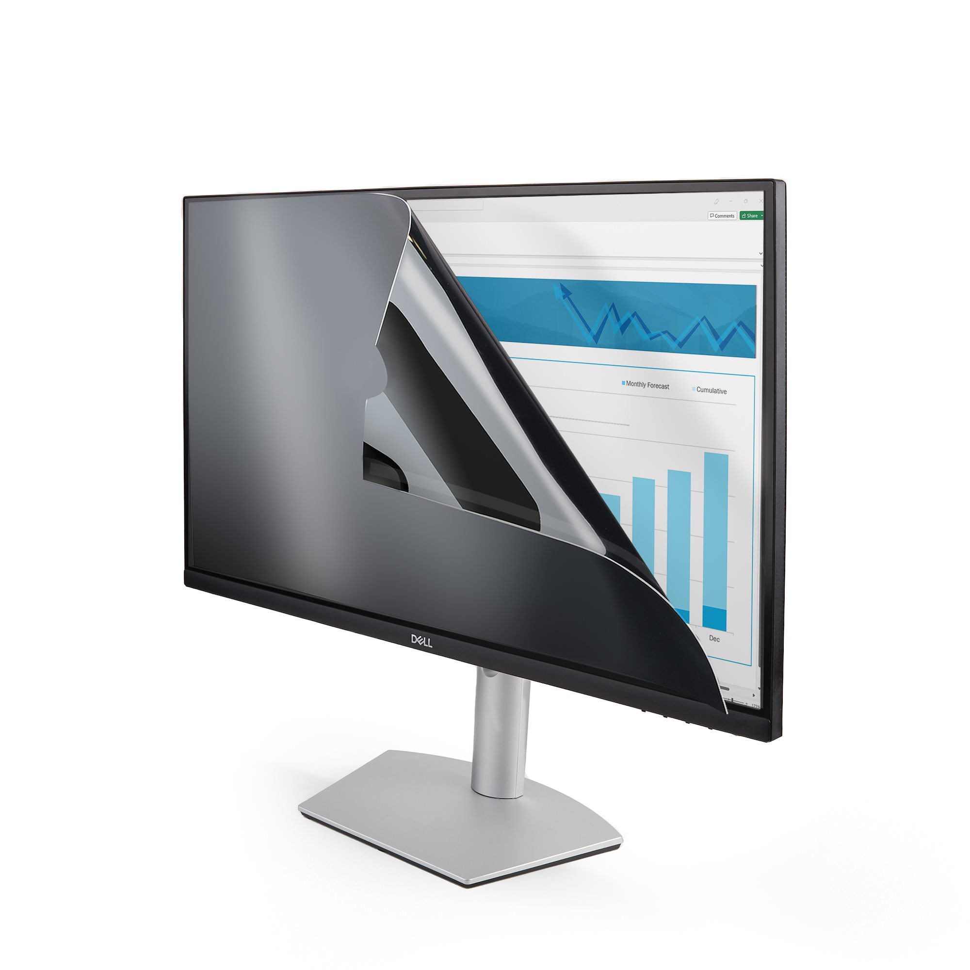 STARTECHCOM 63,5cm 25Zoll 169monitor Blickschutzfilter Blaulichtfilter Bildschirm SichtschutzfolieBlickschutz 30 Grad