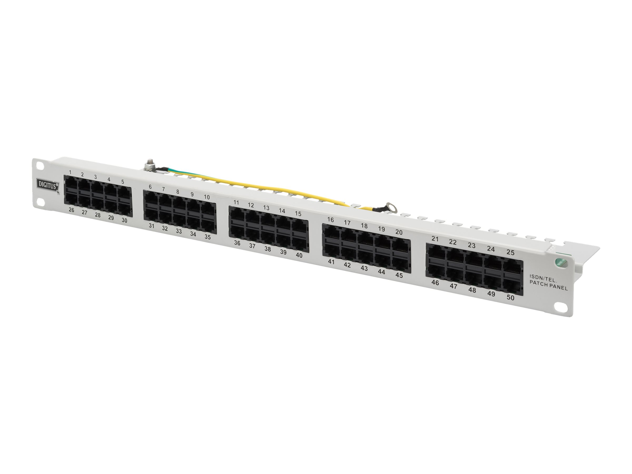 DIGITUS CAT 3 ISDN Patch Panel 50 Port