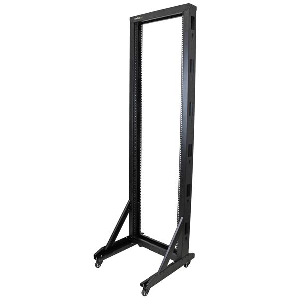 StarTech.com 2 Post Server Rack 42HE mit Rollen stabile Stahl konstruktion
