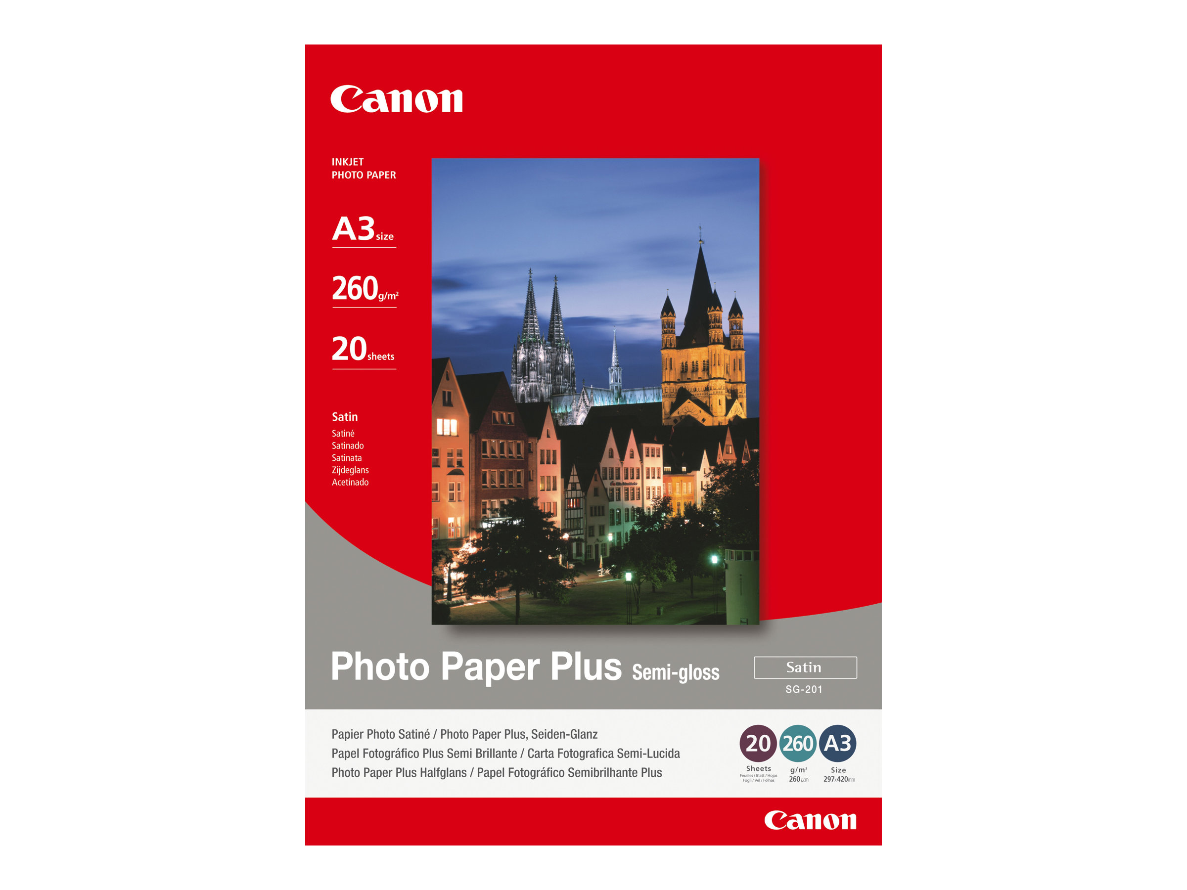 1686B026 CANON Fotopapier A3 297x420mm