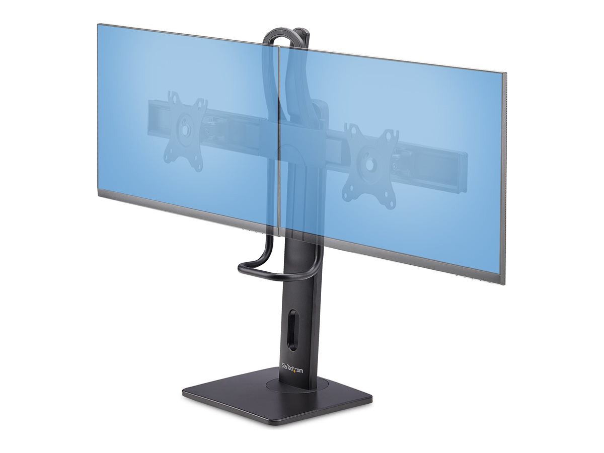 STARTECHCOM Monitorständer fur 2monitore Monitorarm fur 27 Displays Tragkraft 12kg Höhenverstellbare Monitorhalterung