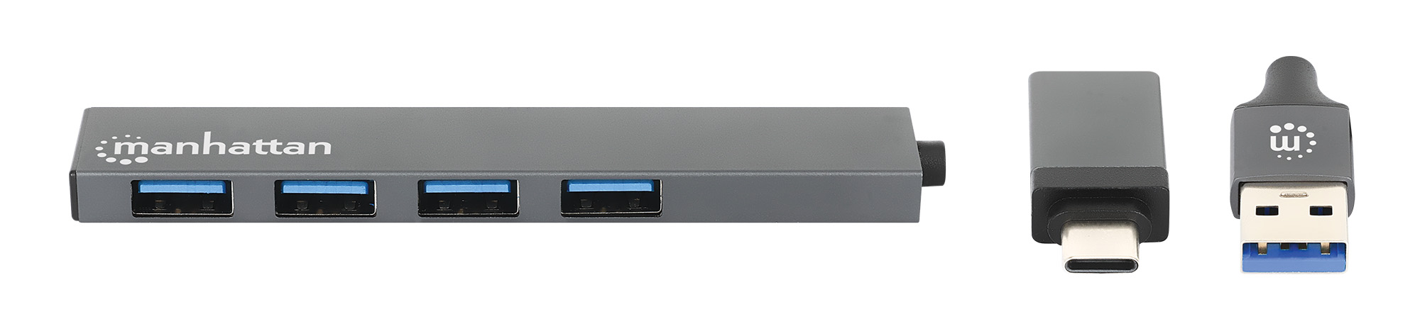 Manhattan Kombo-Hub 4Port USB 3.0 Typ-C/Typ-A