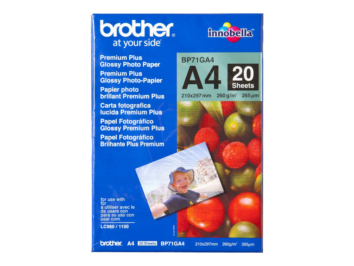 Brother Innobella BP71GA4 Fotopapier A4 Glänzend