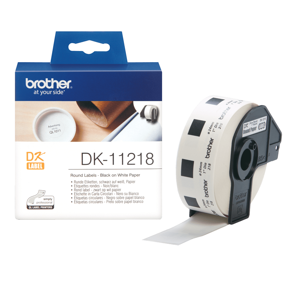 Brother DK-11218 Etiketten-Rolle 24mm