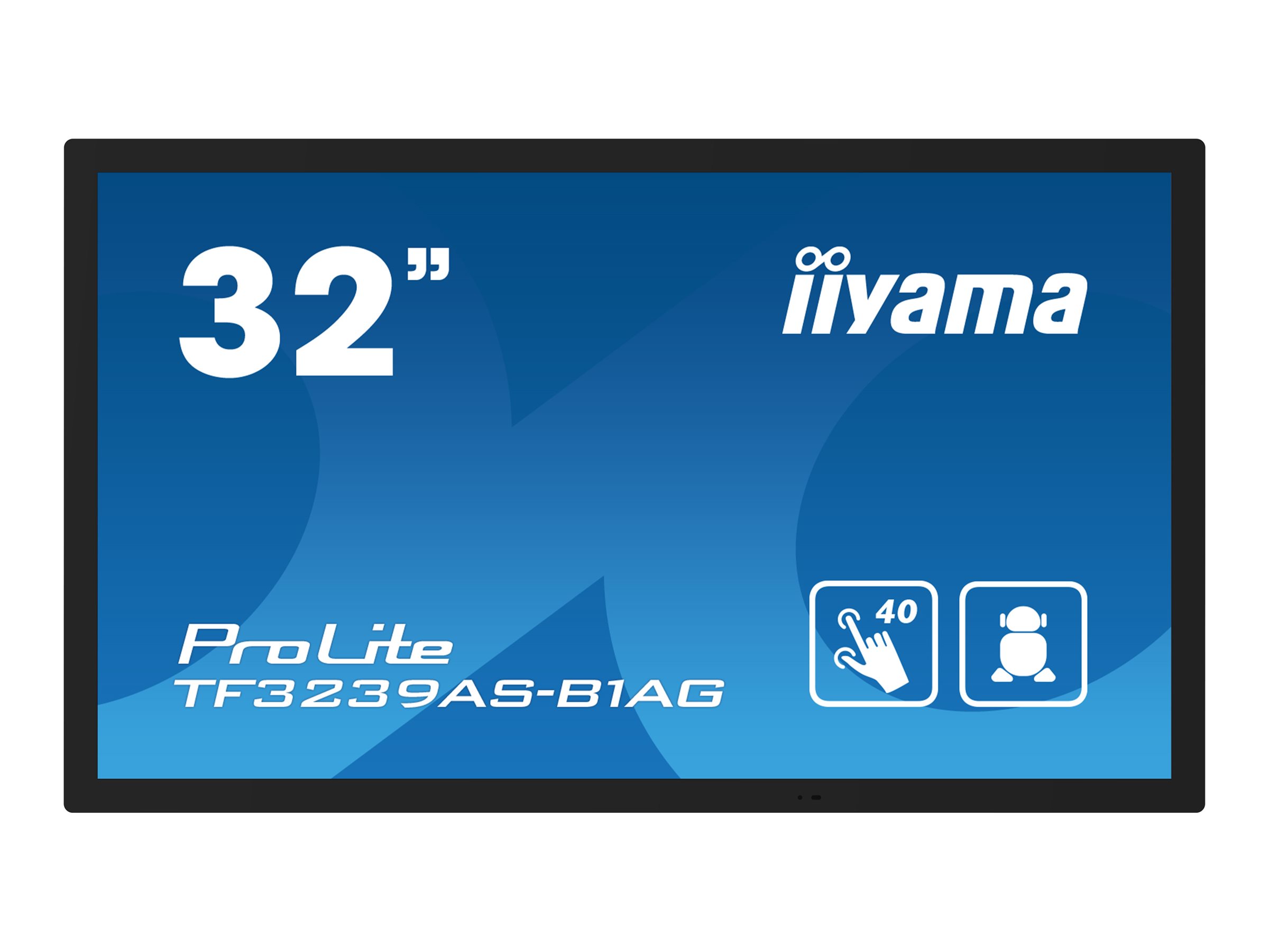 Iiyama ProLite TF3239AS-B1AG LED-Monitor 81 cm (32") M‑Touch HDMI DP