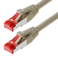 Helos Patchkabel Cat 6 S/FTP 5m grau