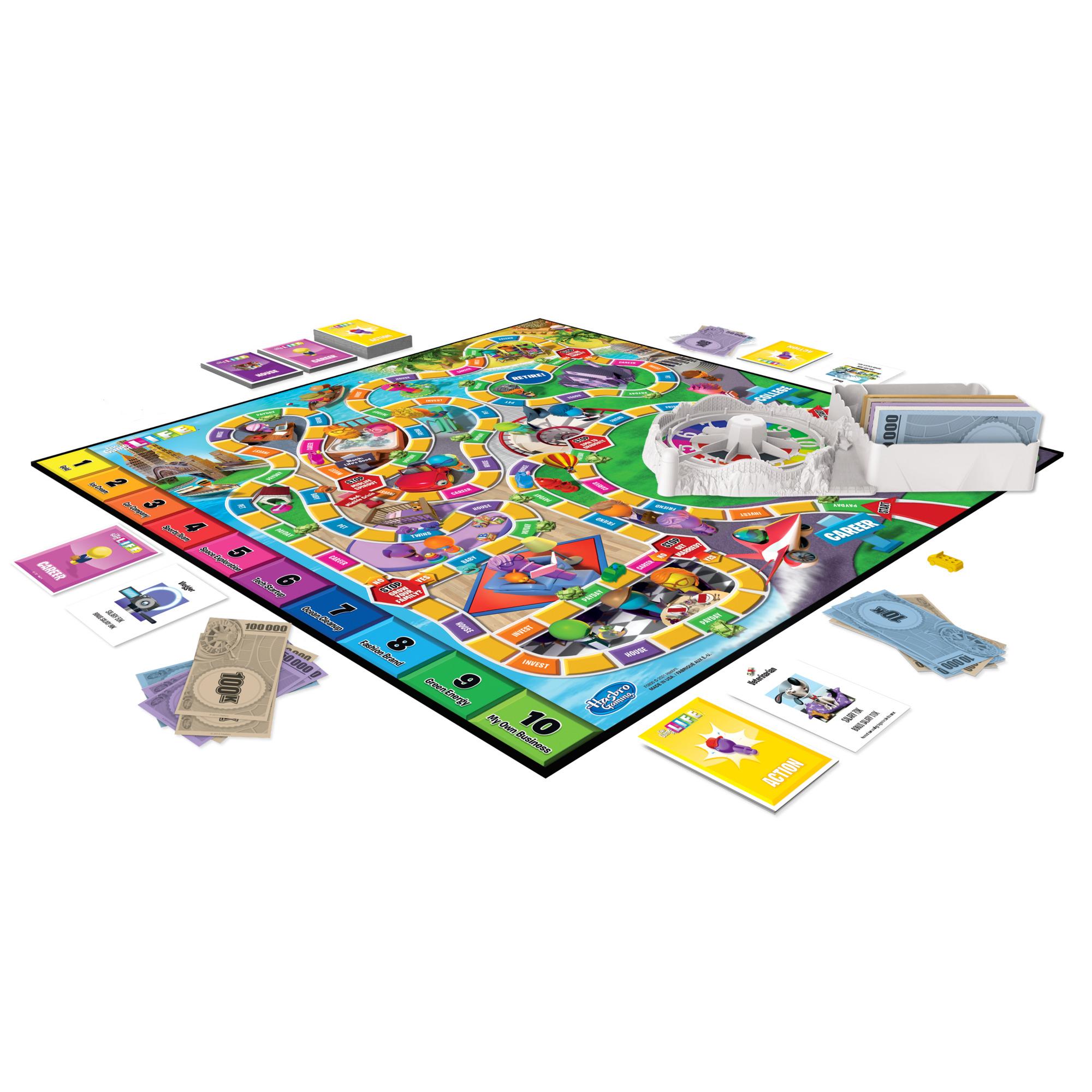 Hasbro Spiel des Lebens Brettspiel Bildend 8 Jahre