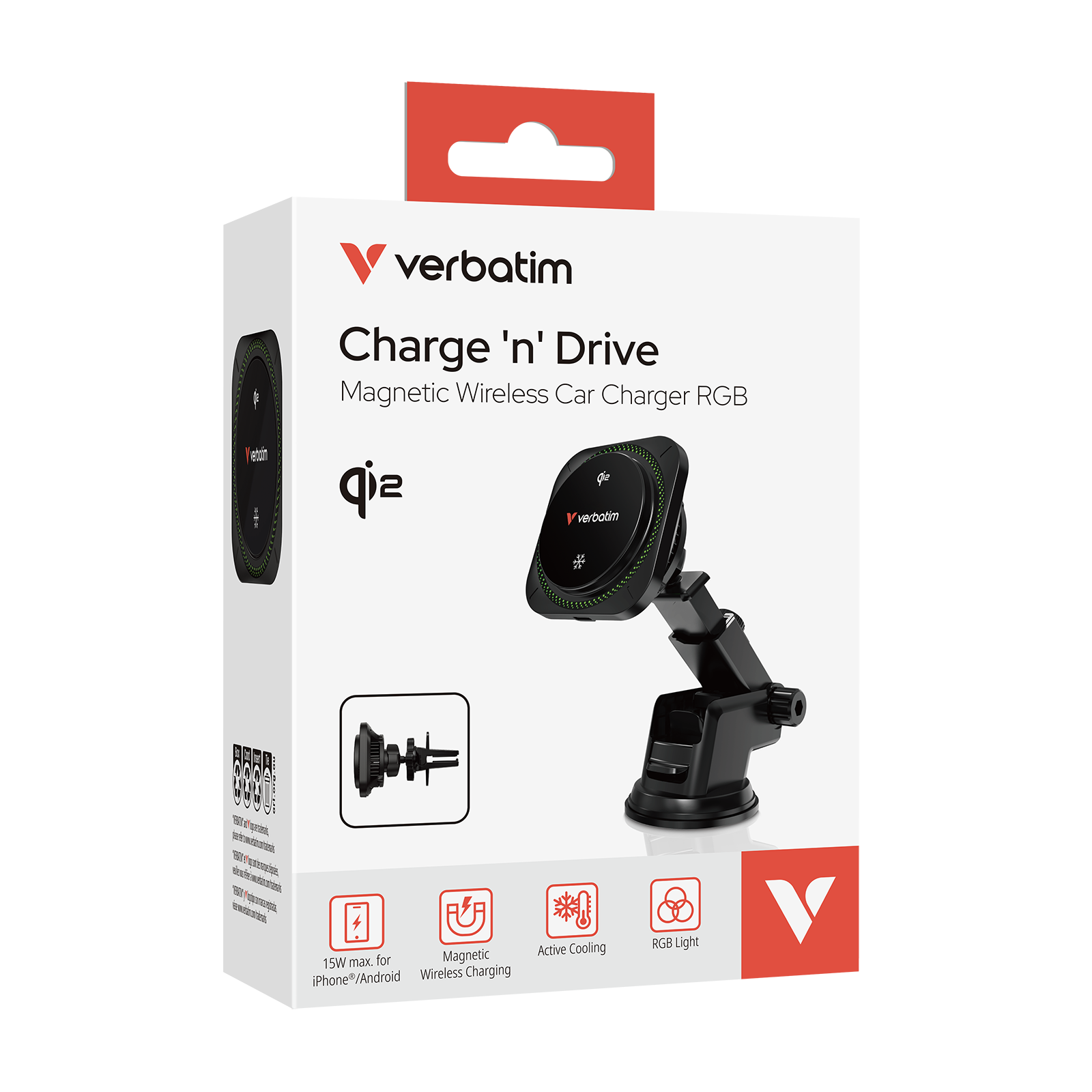 Verbatim Charge n Drive Qi2 Magnetic RGB