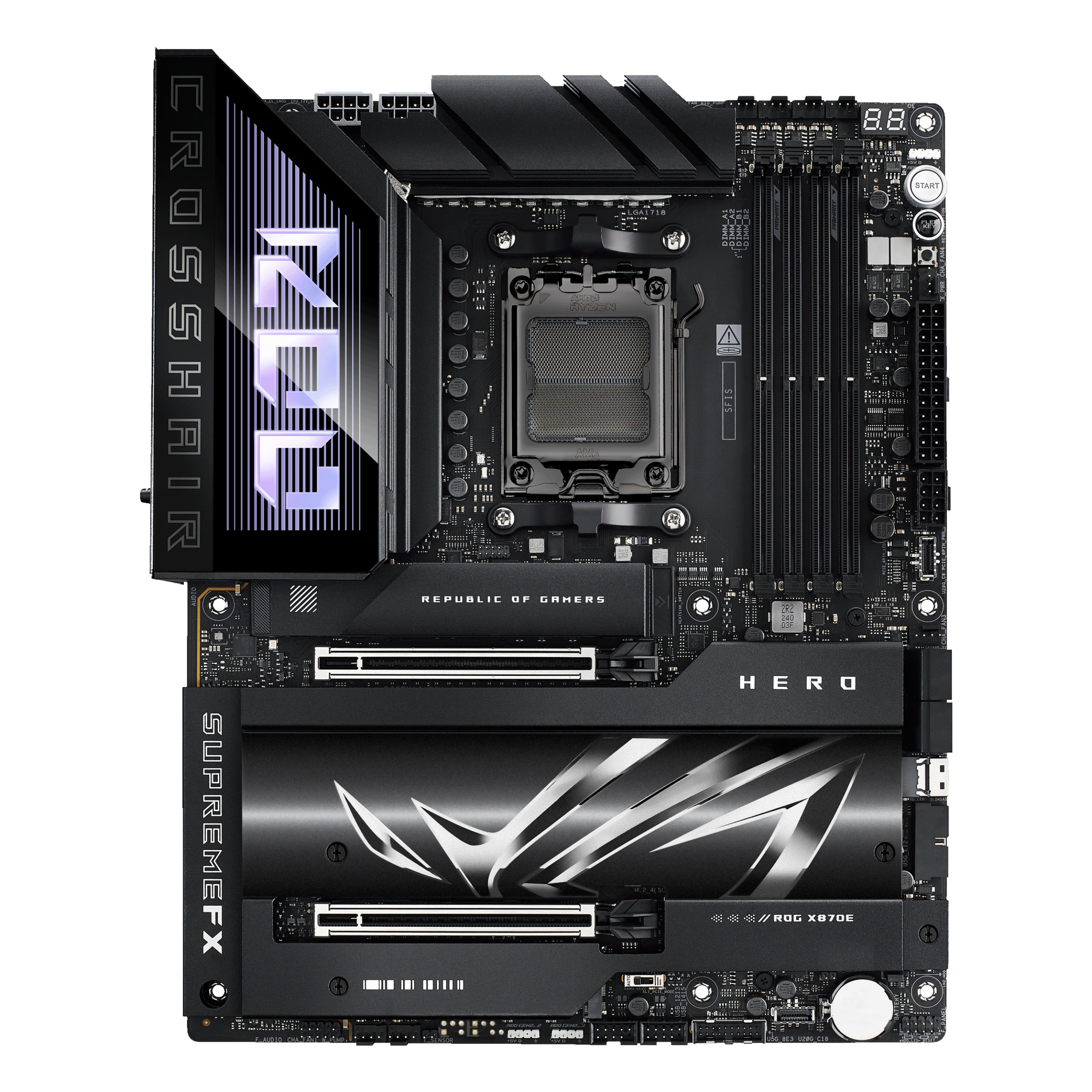 ASUS ROG CROSSHAIR X870E HERO AMD AM5 DDR5