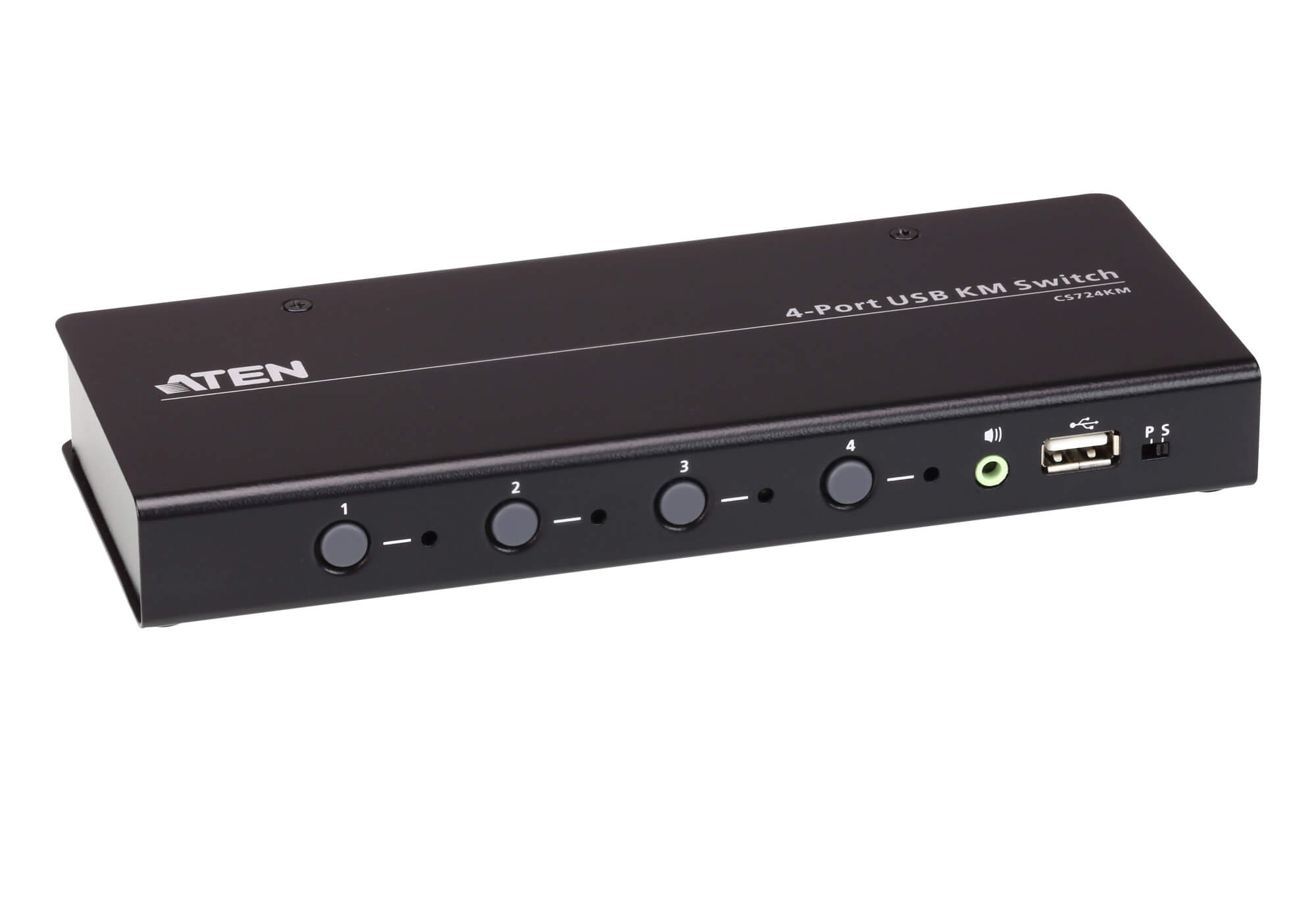 ATEN CS724KM 4-Port KVM/Audio/USB-Switch