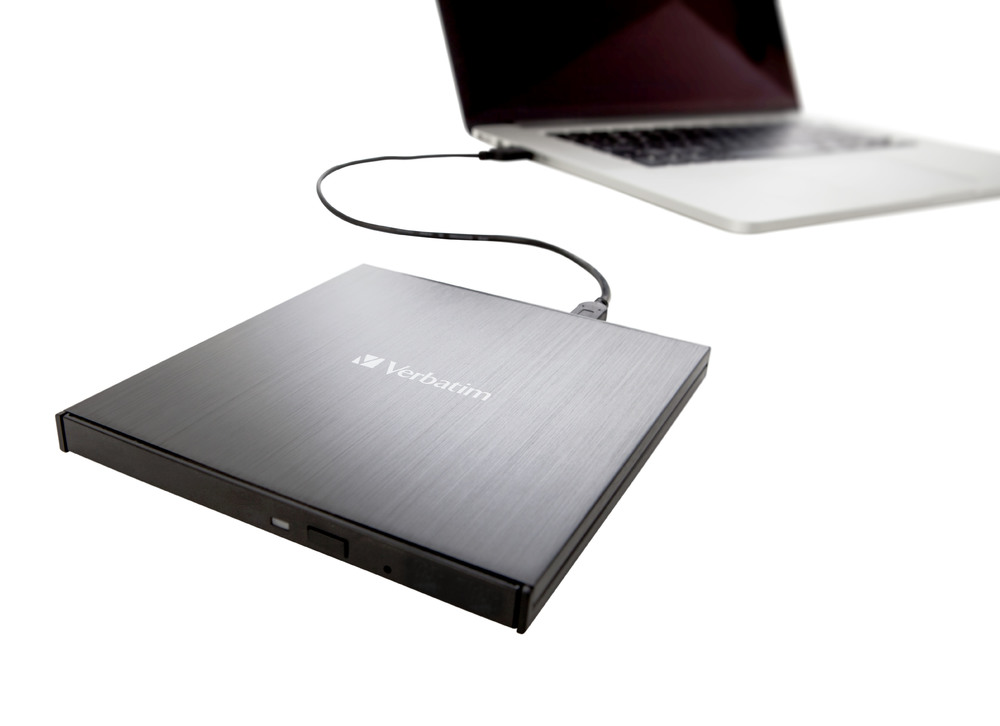 Verbatim Ultra HD 4K Slimline Blu-ray Brenner USB 3.1 Typ C