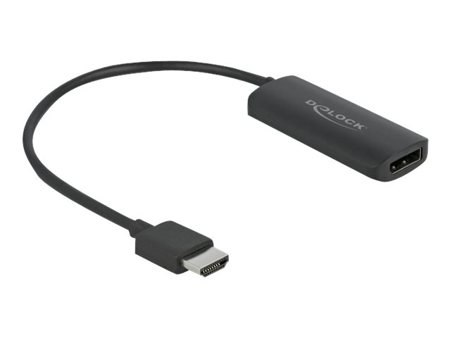 DELOCK Adapter HDMIA Stecker zu DisplayPort Buchse 4K 60Hz