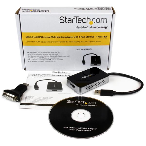 StarTech.com USB 3.0 HDMI Adapter USB Hub