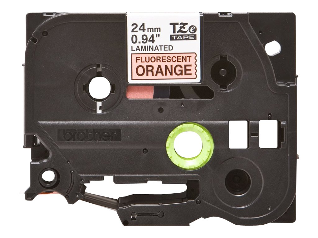 Brother TZe-B51 Schwarz auf Signalorange