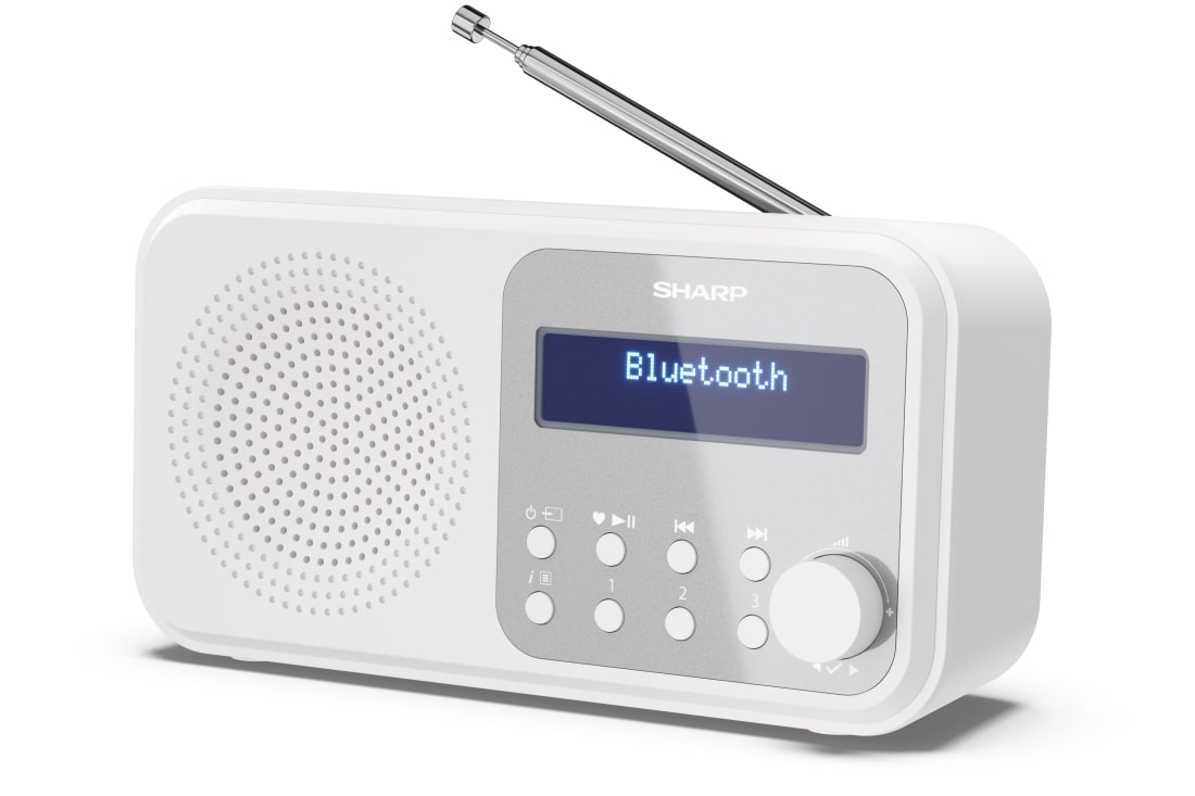 Sharp DR-P420 DAB+ BT Radio weiss