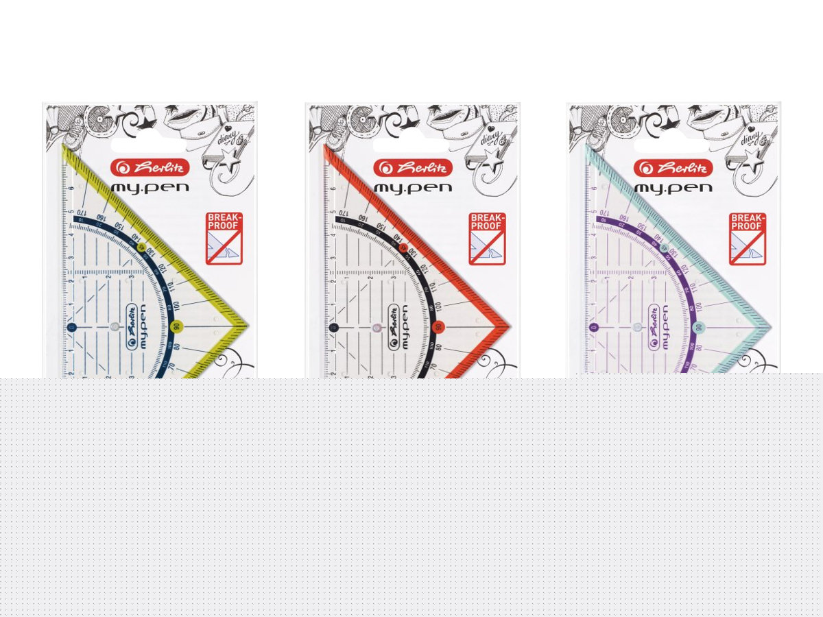 Herlitz my.pen Geometriedreieck 16cm