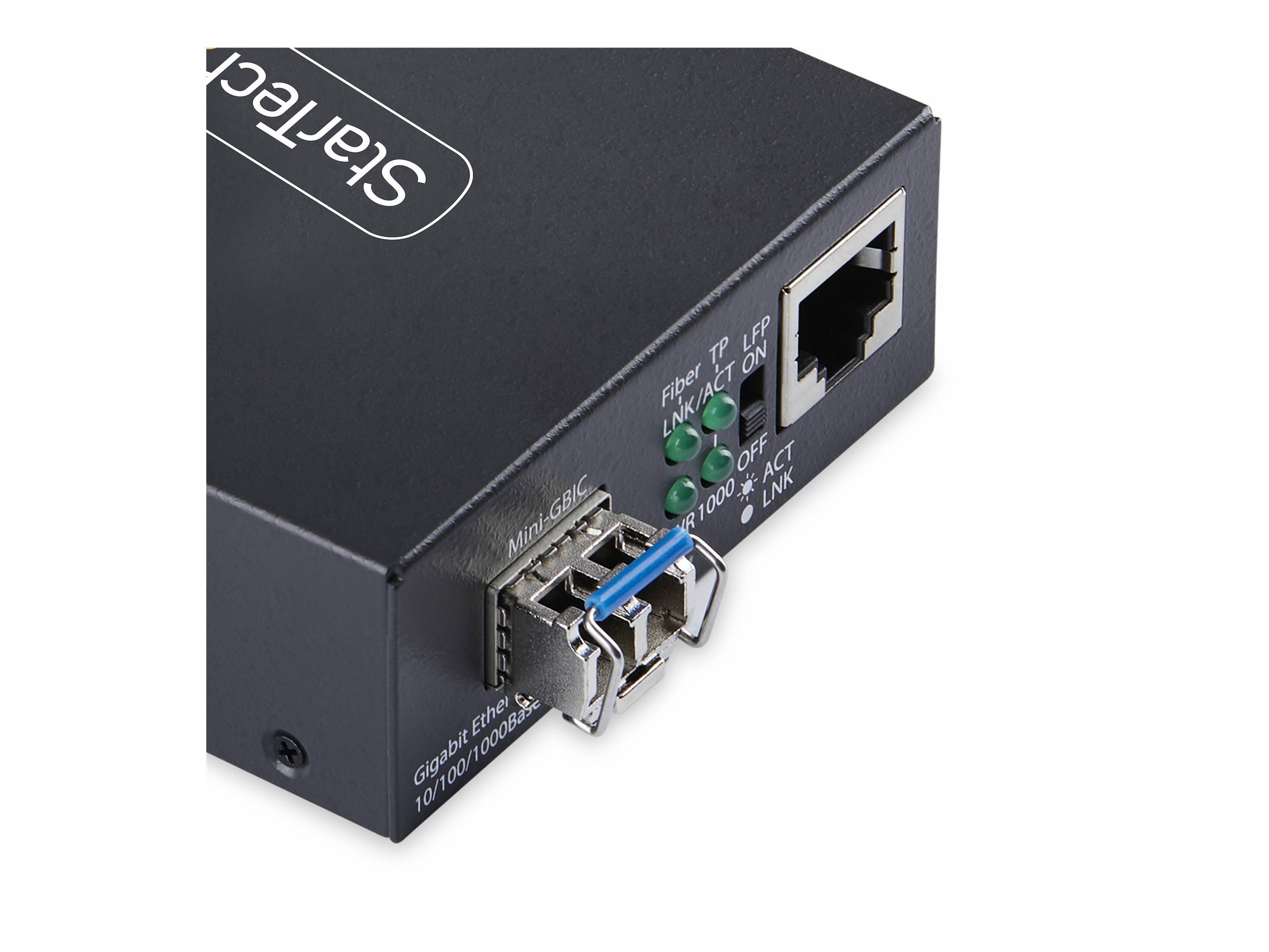 StarTech.com Medienkonverter Gigabit Singlemode SM LC 40 km