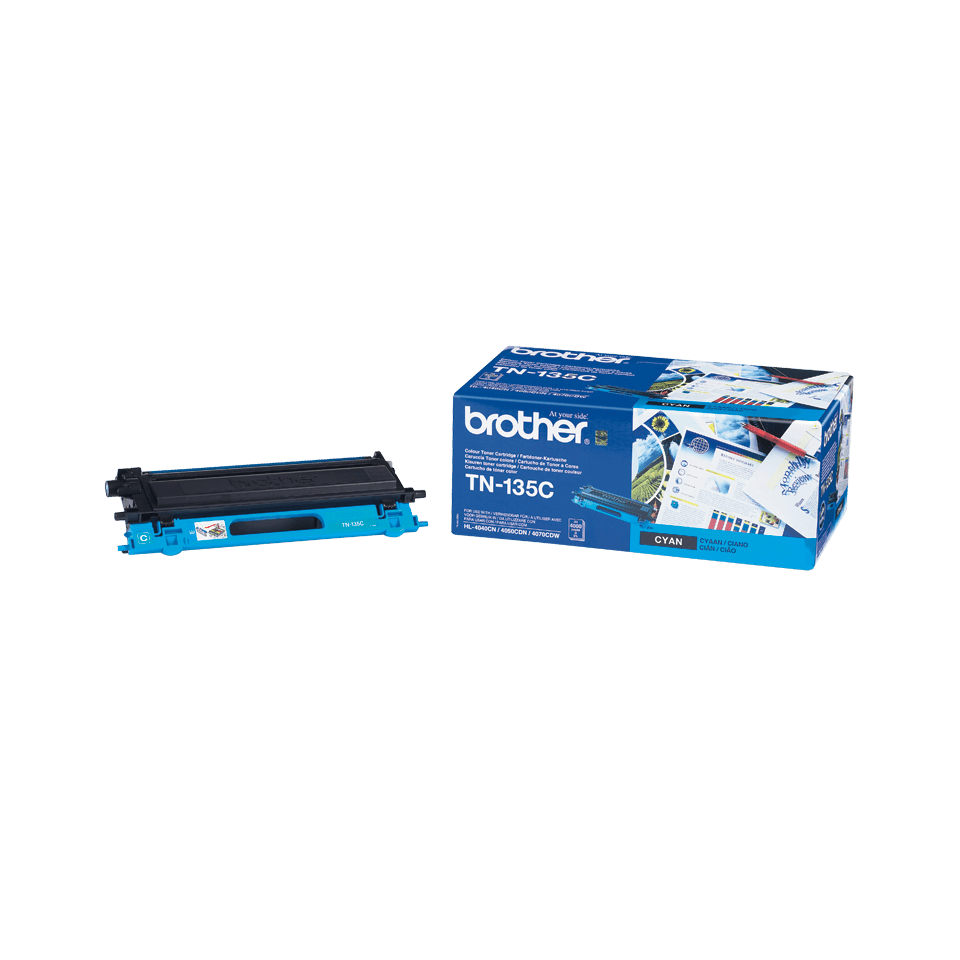 Brother TN135C Toner Cyan Hohe Ergiebigkeit