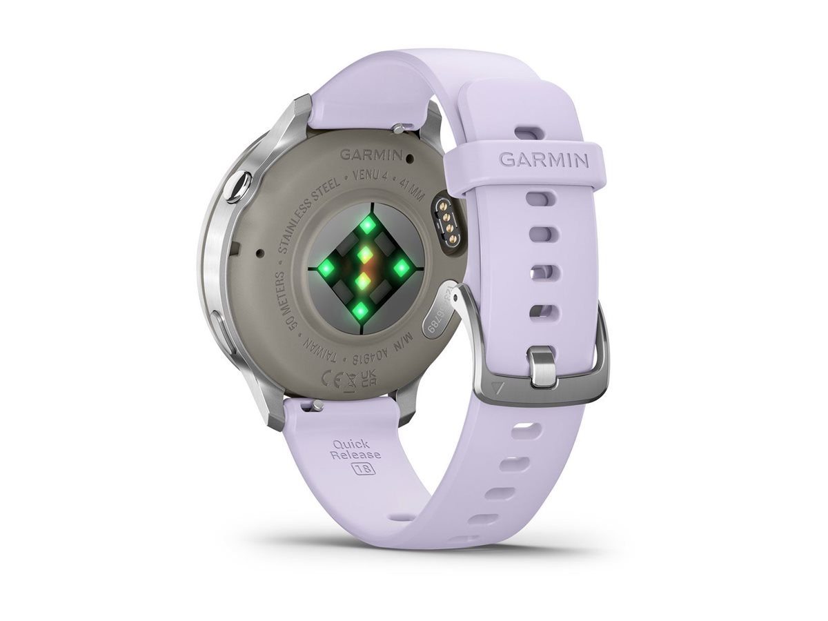 Garmin Venu 4 41 mm silber/lavendelblau