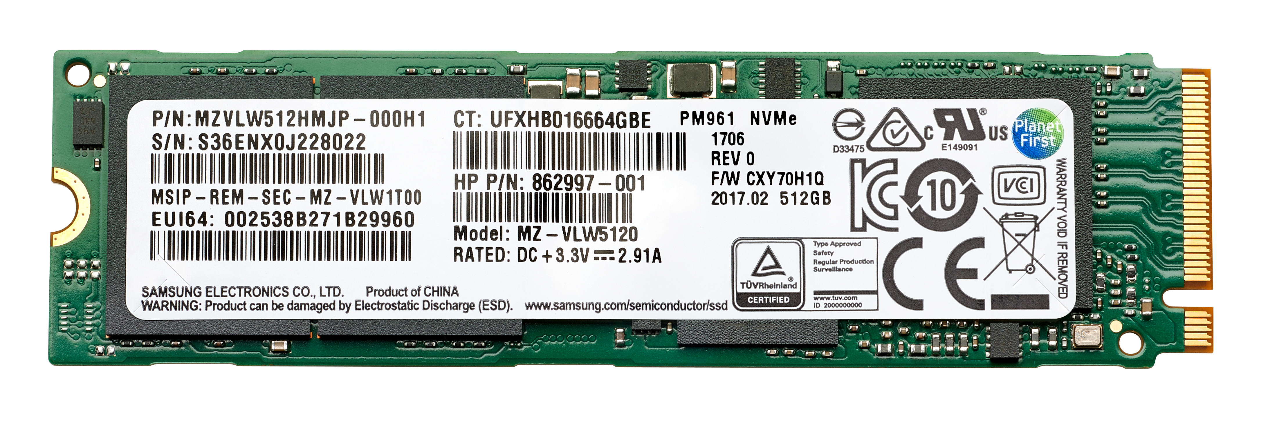 HP SSD 1 TB M.2 2280 PCIe 4.0