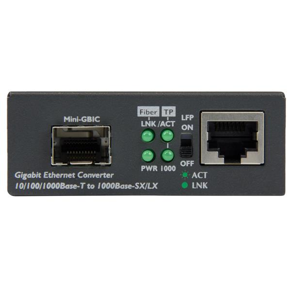 StarTech.com Gigabit Ethernet LWL Medienkonverter mit SFP