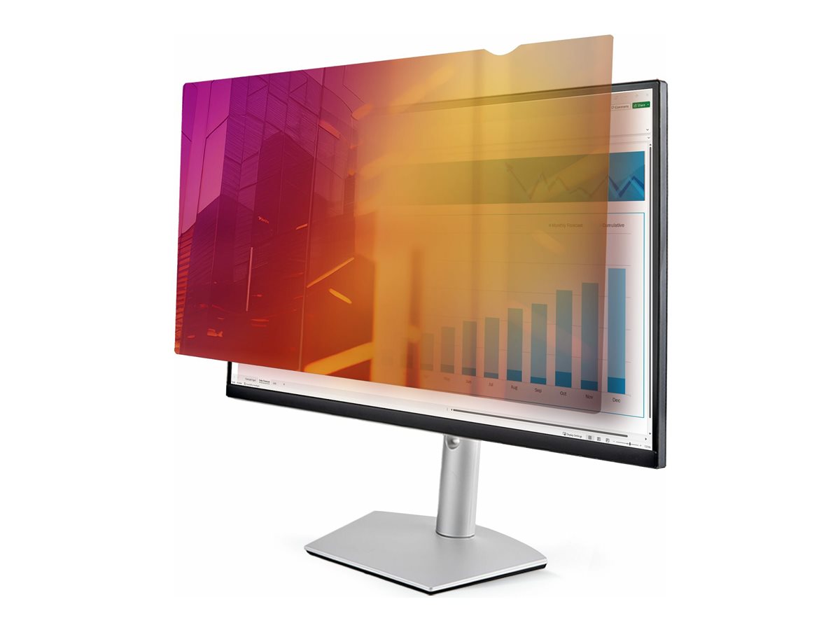STARTECHCOM 60,45cm 23,8Zoll 169monitor Blickschutz Gold Zweiseitiger Blickschutzfilter mit Erhöhter Privatsphäre 30 Sicht
