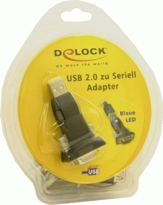 Delock Serieller Adapter USB 2.0 zu RS-232