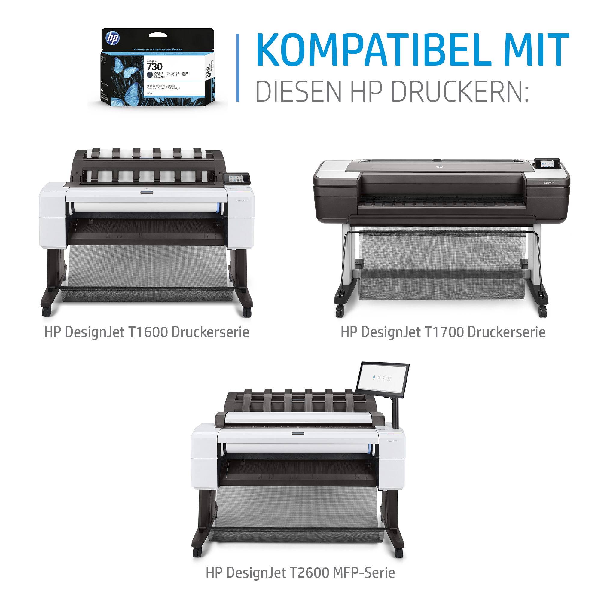 HP DesignJet 730 Grau 130ml