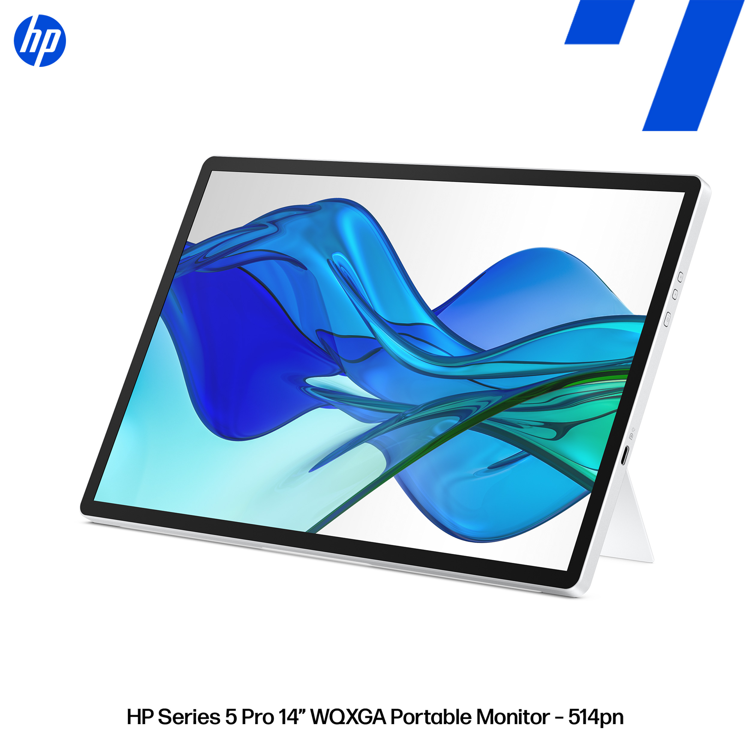 HP 514pn Series 5 Pro LED-Monitor 14 Zoll QHD 2560×1600 75 Hz Silber