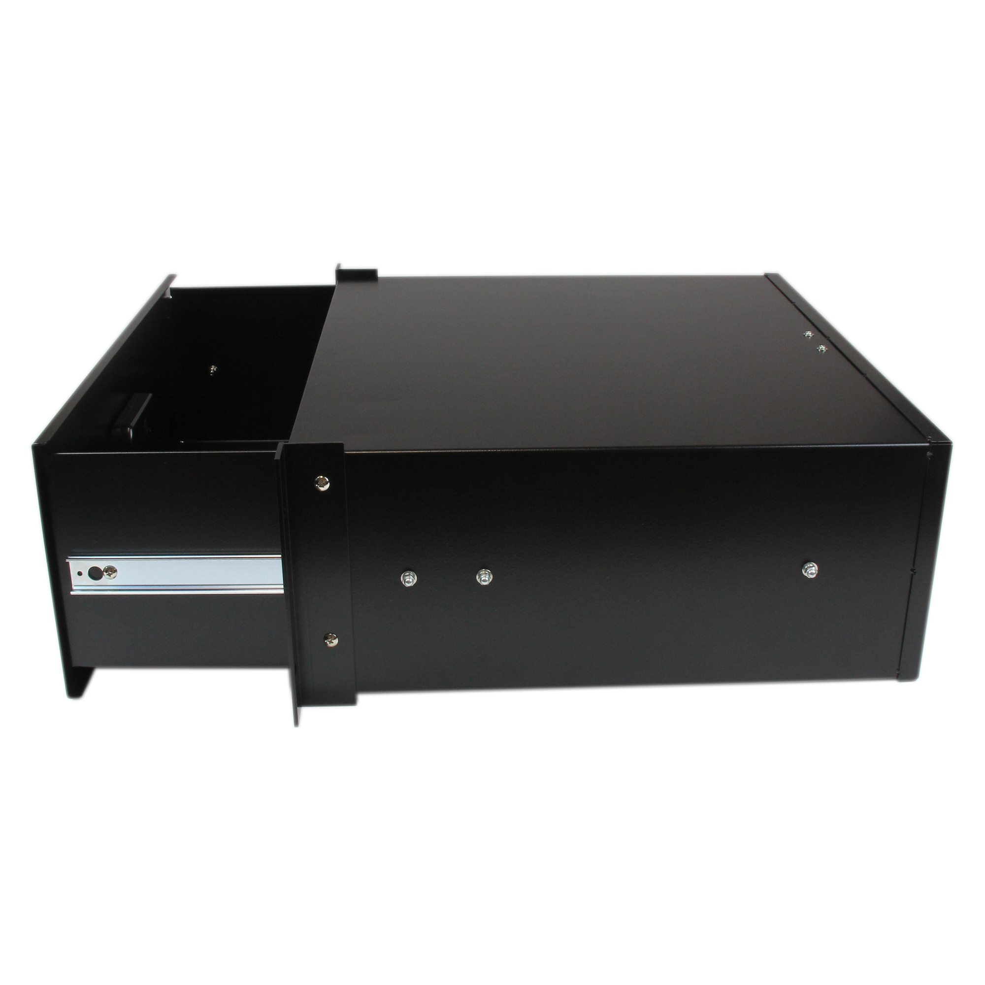 StarTech.com 4HE Rackschublade Stahlblech Schwarz