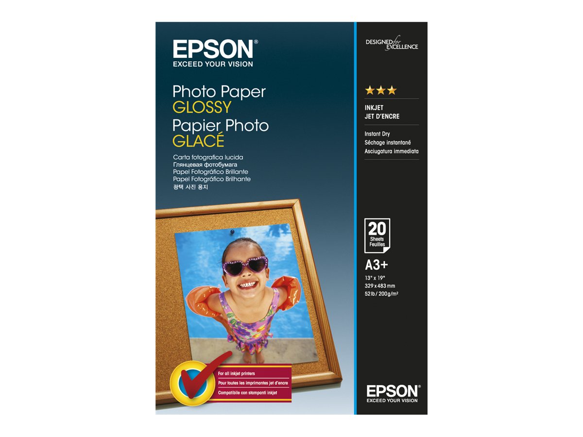 EPSON Fotopapier S042535 DIN A3 glaenzend 200 gqm 20 Blatt