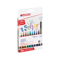 Edding 1340 glitzer Brush-Pens farbsortiert