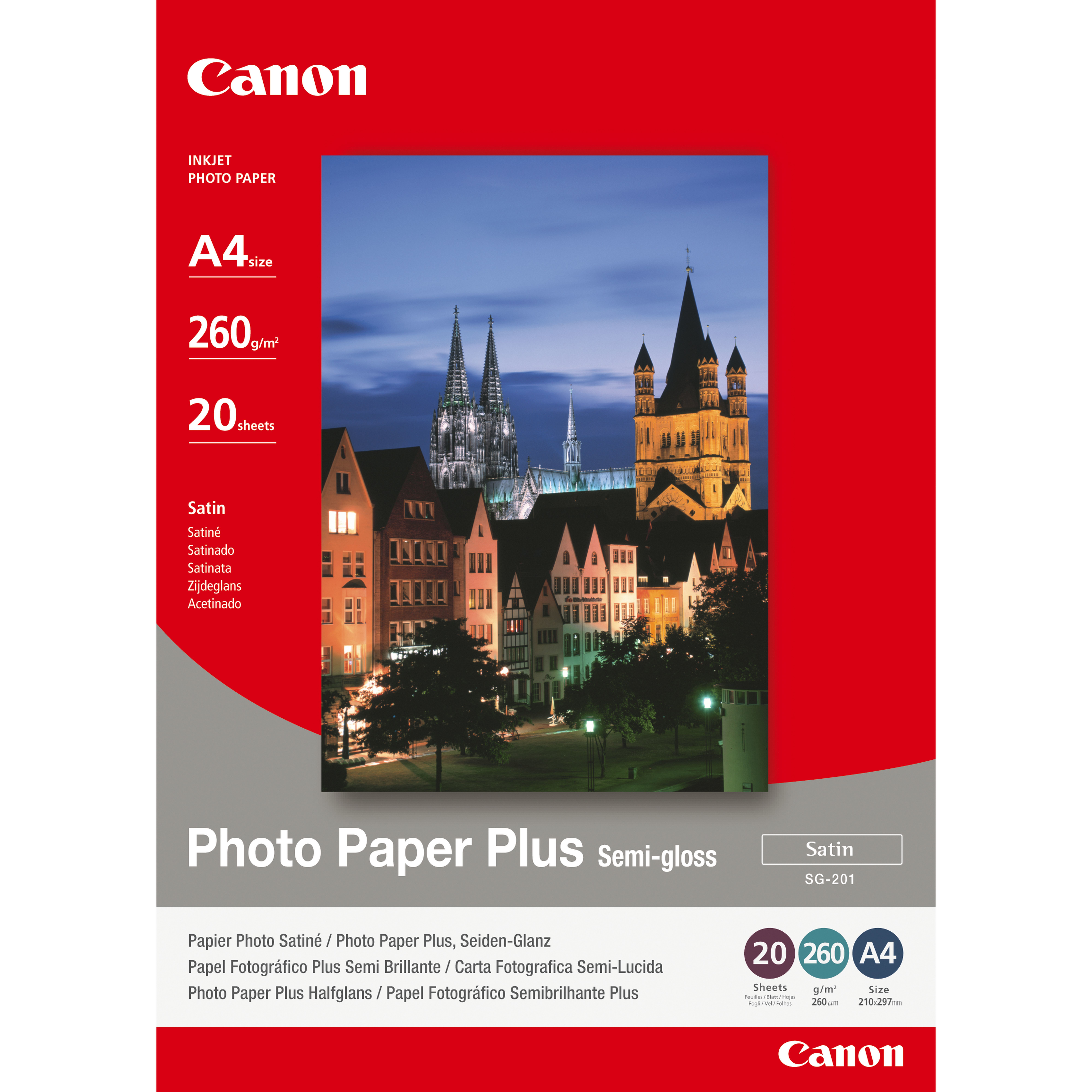 1686B021 CANON Fotopapier A4 210x297mm