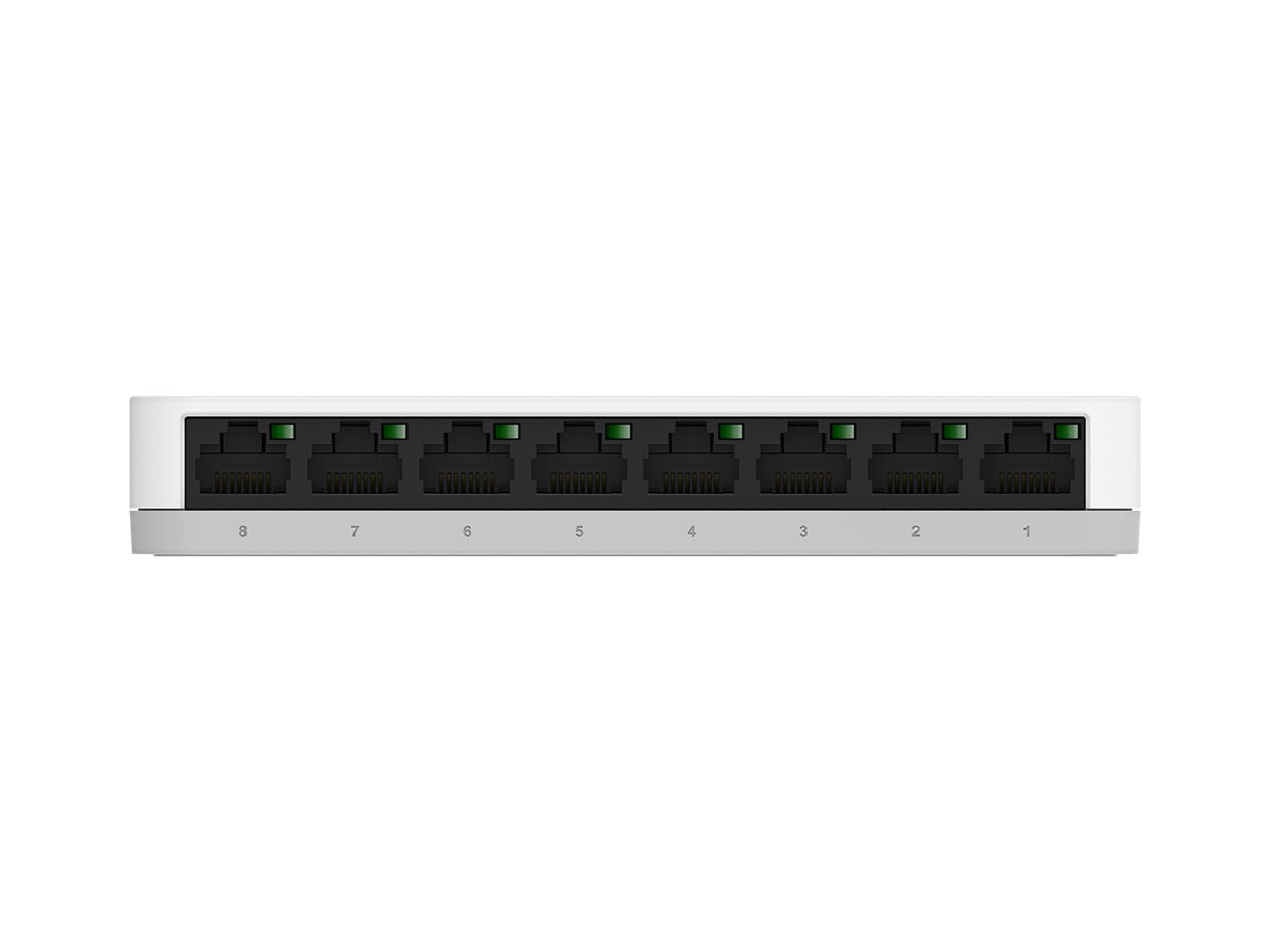 DLINK GOSW8G 8Port Gigabit Easy Desktop Switch 8x 101001000Mbits für bis zu acht EthernetGeräte Plug Play AutoMDIMDX