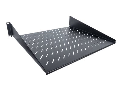 Intellinet Fachboden 2U 400mm gelüftet schwarz