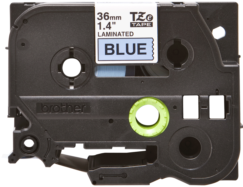 Brother TZe-561 36mm Schwarz auf Blau