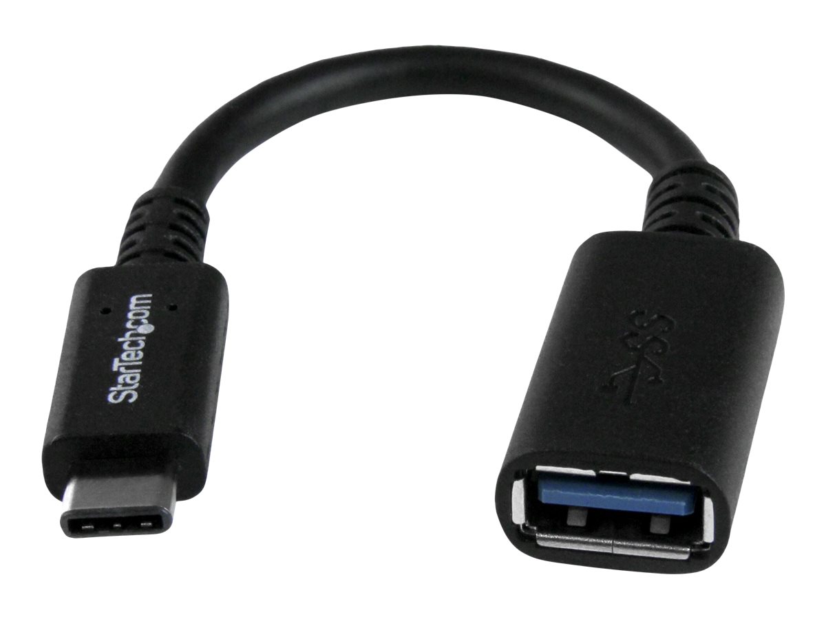 STARTECHCOM USBC to USBA Adapter Cable MF 6in USB 30