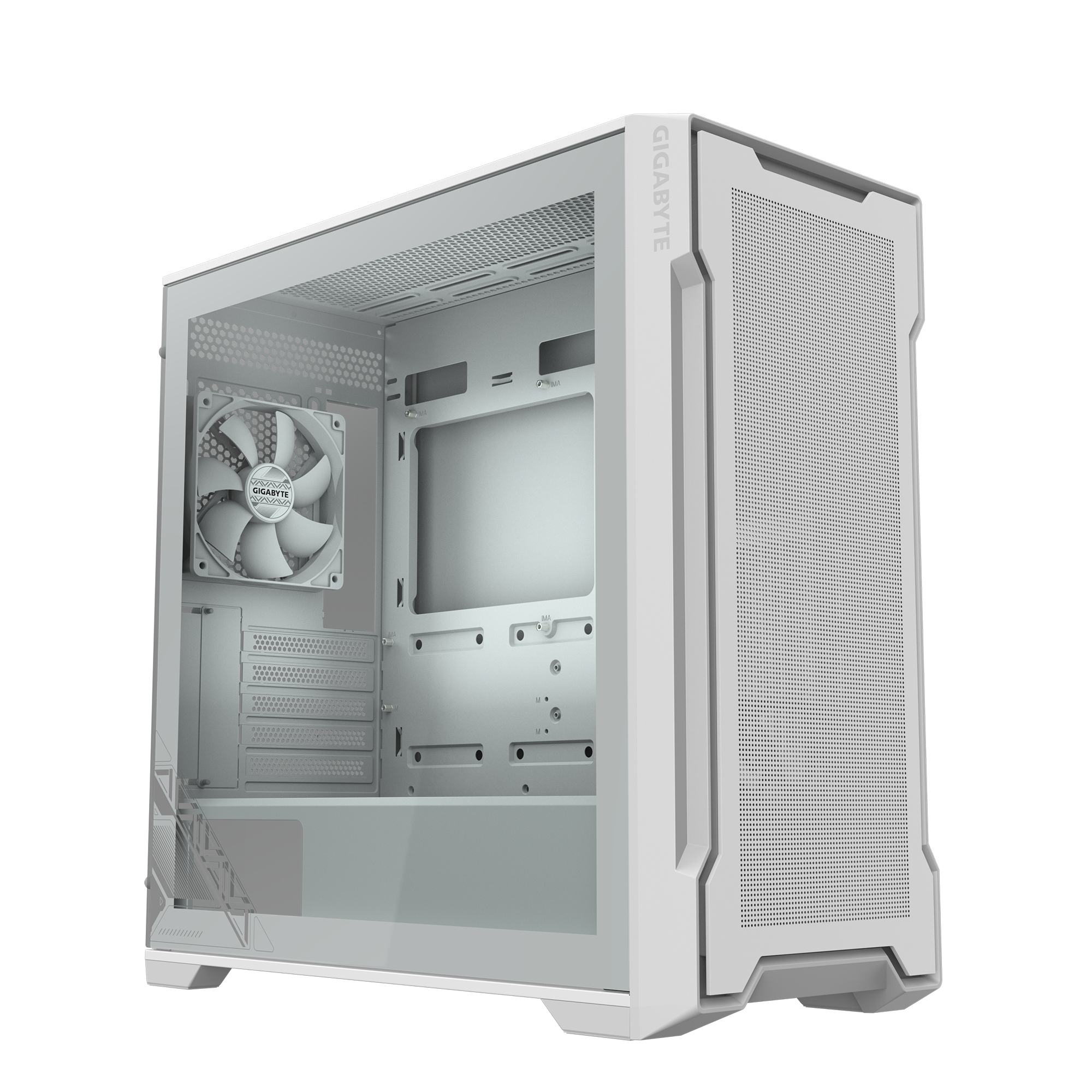 Gigabyte C102 Glass ICE white mATX
