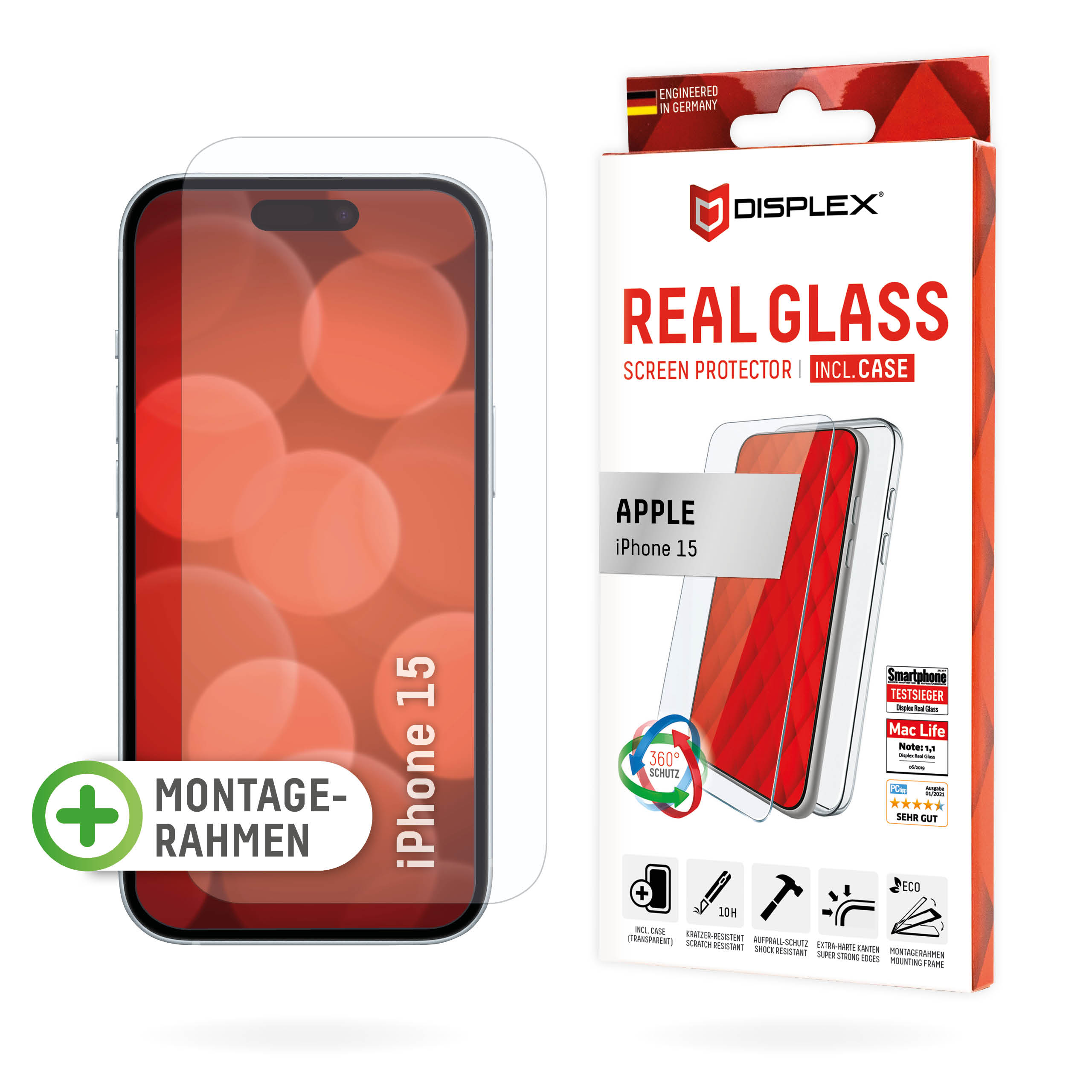 DISPLEX Glass Case iPhone 15