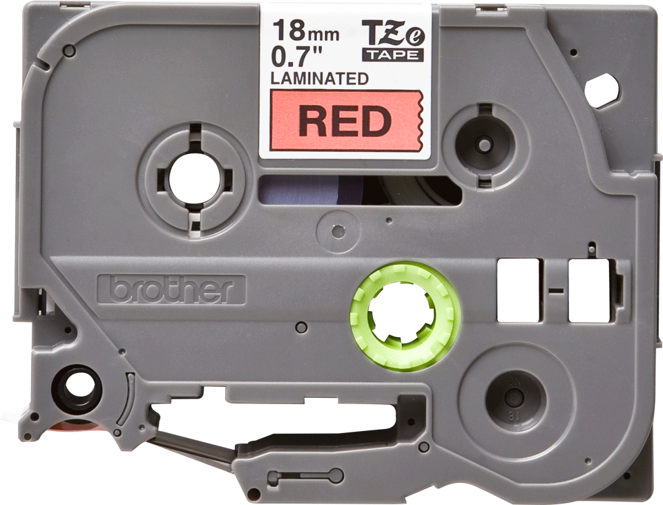 Brother TZe-441 18mm Schwarz auf Rot