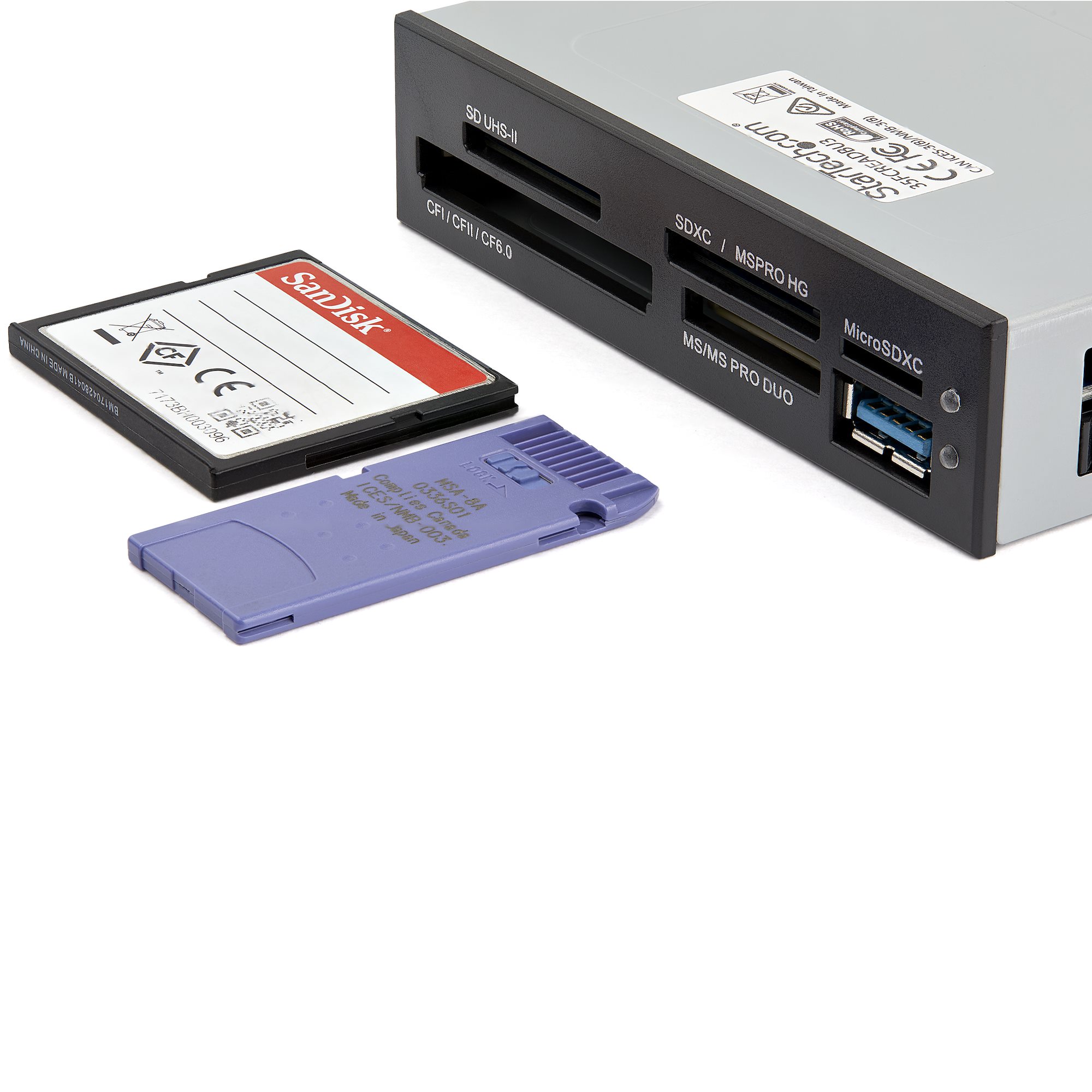 StarTech.com USB 3.0 Kartenleser UHS‑II 3,5 Zoll