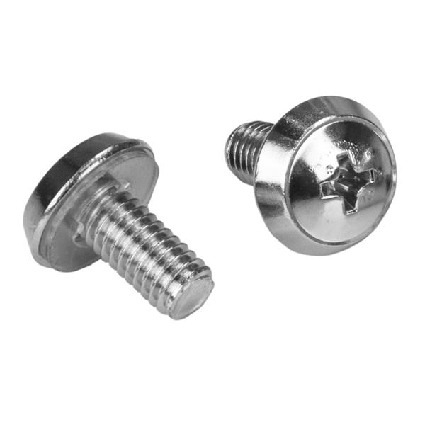 StarTech.com M6 Montageschrauben Käfigmuttern 100 Stück