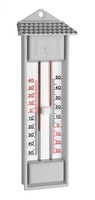 TFA Maxima‑Minima Badethermometer Flüssigkeitsumgebungs‑Thermometer Analog Weiß