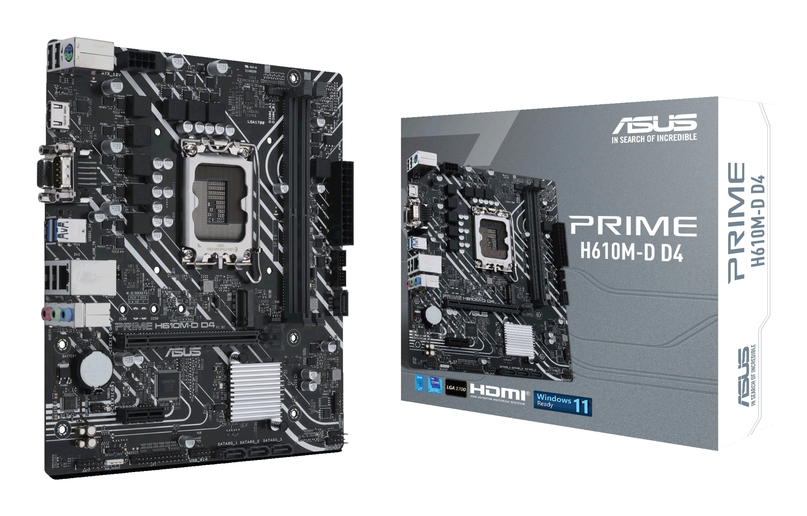 ASUS PRIME H610M-D D4 Motherboard