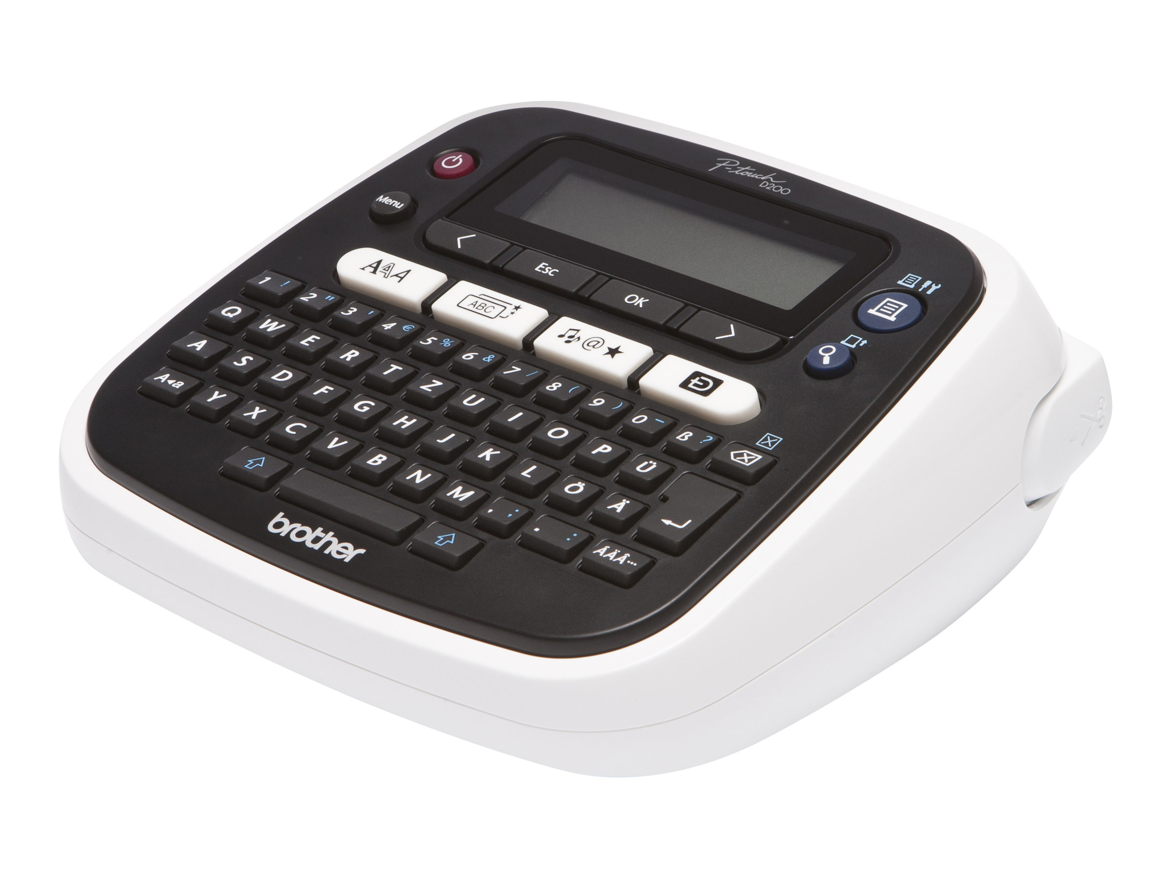 Brother P-Touch PT-D200BW Beschriftungsgerät Thermotransfer Schwarz-Weiß
