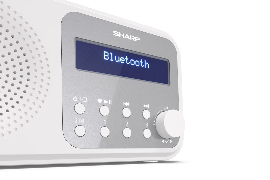 Sharp DR-P420 DAB+ BT Radio weiss
