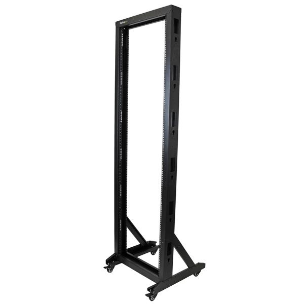 StarTech.com 2 Post Server Rack 42HE mit Rollen stabile Stahl konstruktion