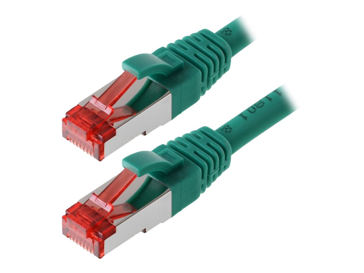 Helos Patchkabel Cat 6 S/FTP 1m grün
