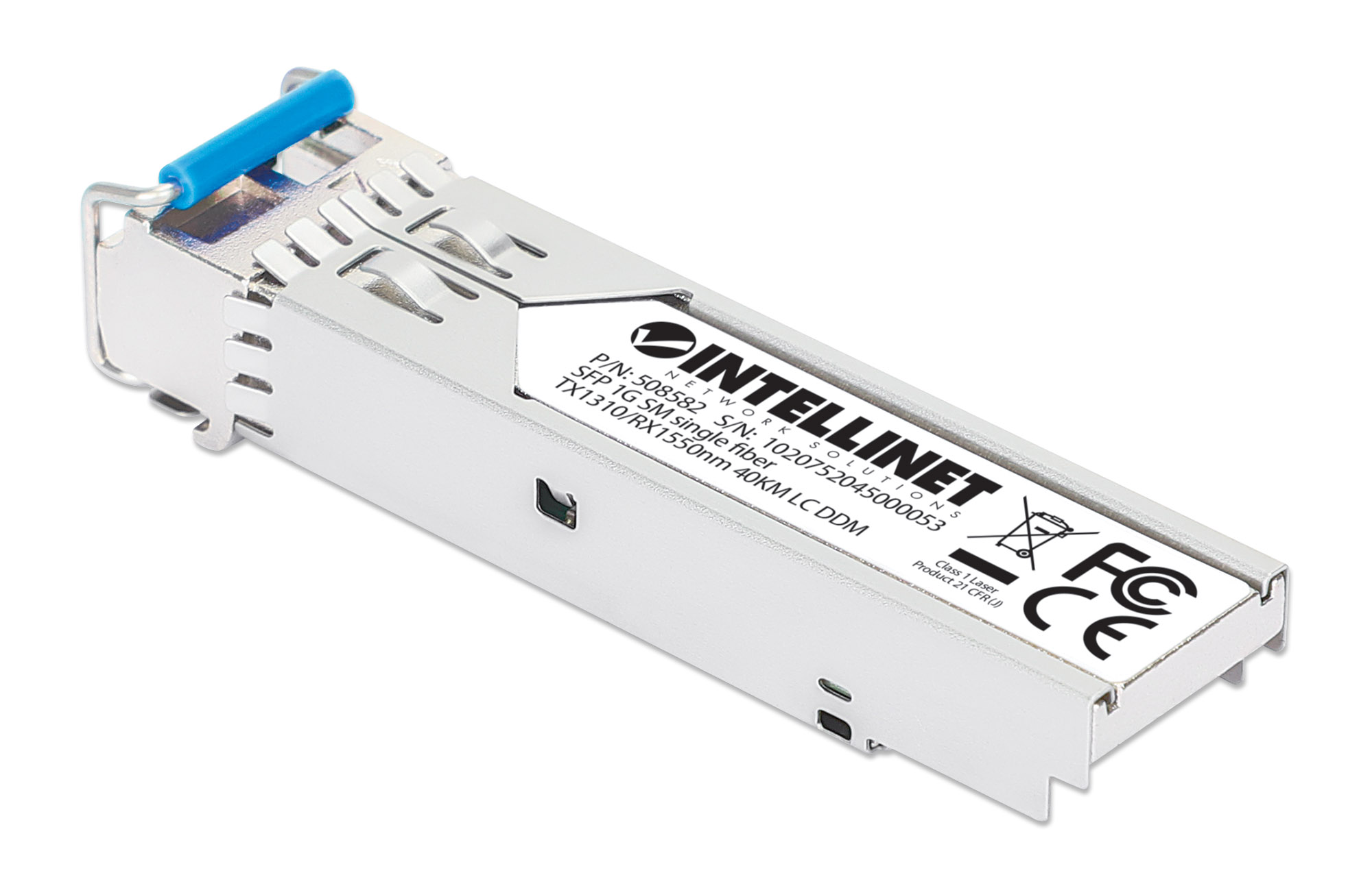 Intellinet Gigabit SFP-Modul Mini-GBIC WDM-bidirektional 40km